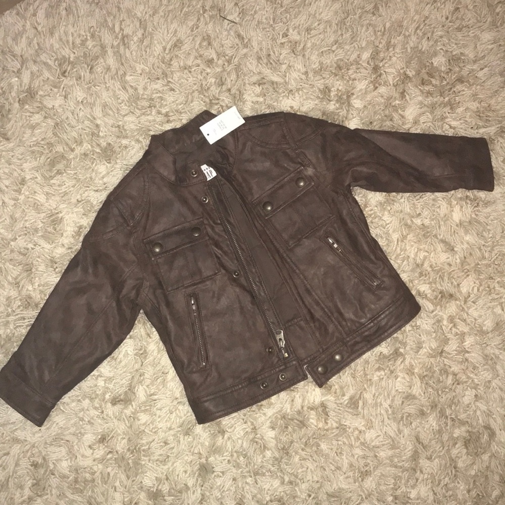 “Leather” Toddler Jacket